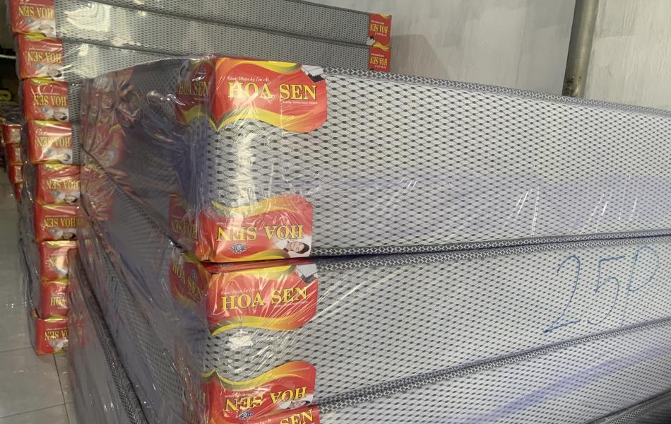 (Tặng Bộ Qu&agrave; 7 M&oacute;n) Nệm Cao Su Tổng Hợp Hoa Sen - Foam Nano Cao Cấp - N&acirc;ng Đỡ Vượt Trội - Bảo H&agrave;nh 10 Năm 